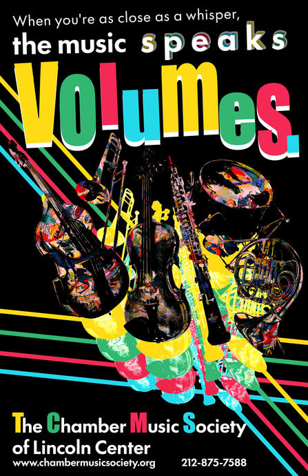 Music Speaks Volumes Post-Modern Style Poster Redesign #1 MMA Visual Communication November 2025