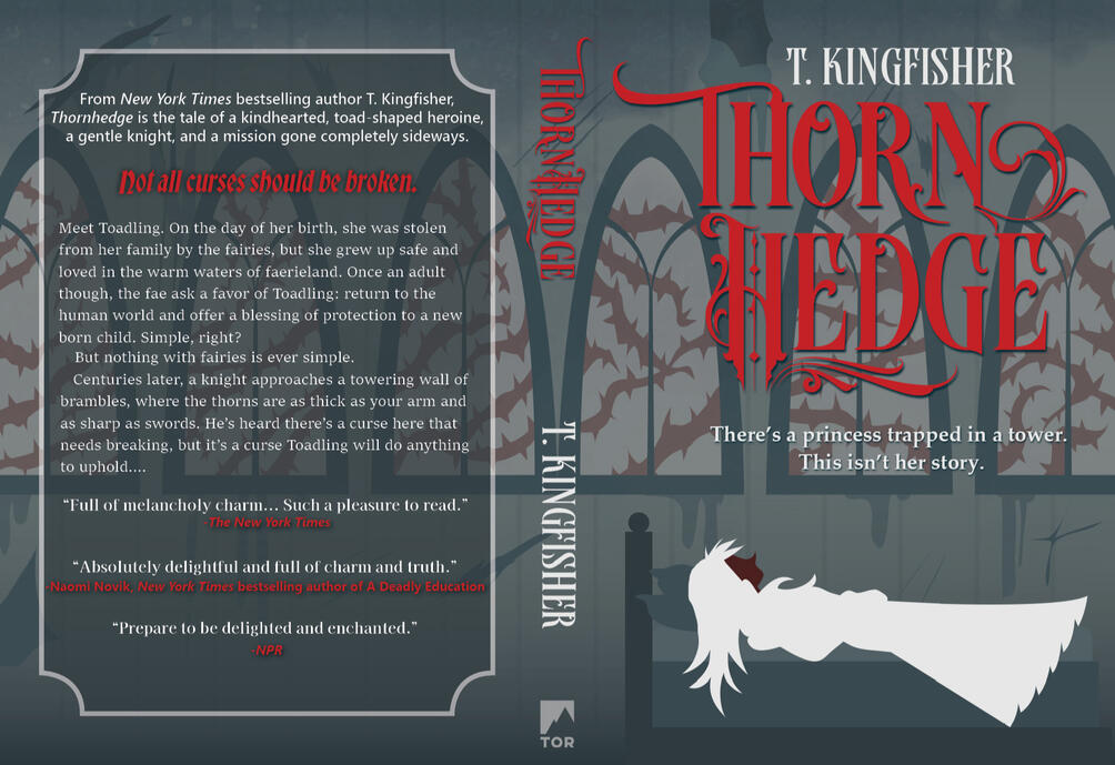 Thornhedge Book Cover Redesign #2 MMA Visual Communication October 2025